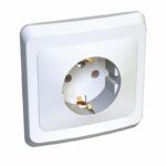 Розетка 1-м СП Этюд 16А IP20 250В с заземл. без защ. шторок бел. SE PC16-003B — изображение 3