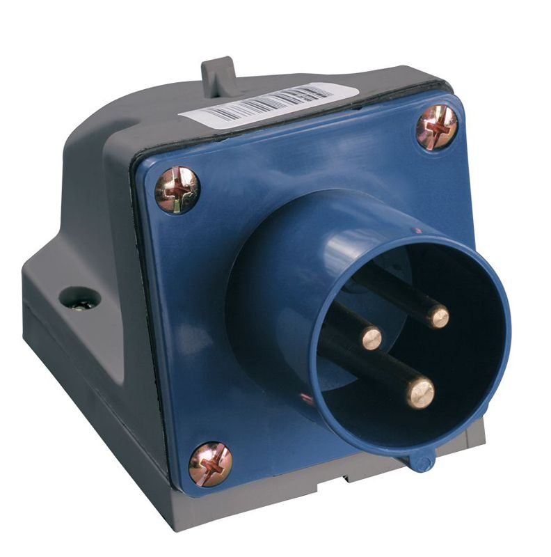 PSR51-016-3_1.jpeg Вилка электрическая наружн. уст. 16А 2P+PE 220В IP44 ССИ-513 IEK PSR51-016-3 — изображение 1