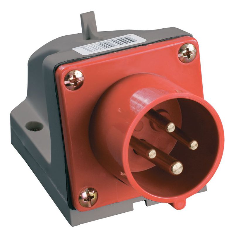 PSR52-016-4_1.jpeg Вилка электрическая наружн. уст. 16А 3P+PЕ 380В IP44 ССИ-514 IEK PSR52-016-4 — изображение 1