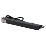 Блок розеток 8-м 10А IEC 60320 C13 для 19дюйм шкафов автомат защиты DKC R519IEC8CBC14 — изображение 2