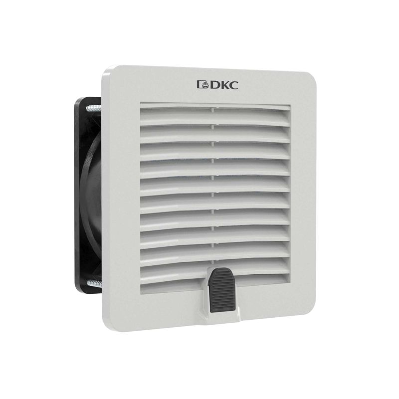 R5RV12230_1.jpeg Вентилятор с решеткой и фильтром 44/46куб.м/ч 230В IP54 DKC R5RV12230 — изображение 1