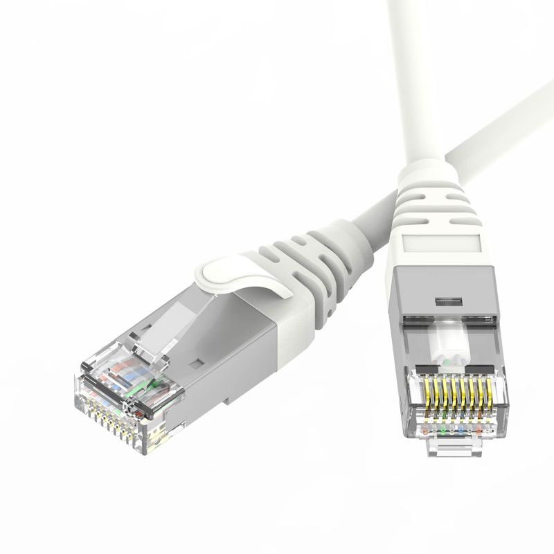 RN6ASF4502WH-30_1.jpeg Патч-корд экранированный Ultra SLIM CAT6A S/FTP 4х2 30 AWG LSZH 0.2м бел. DKC RN6ASF4502WH-30 — изображение 1