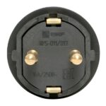 Вилка прямая 16А 2P+PE 230В IP44 каучук черн. EKF RPS-011-16-230-44 — изображение 5