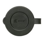 Розетка переносная 16А IP44 230В 2P+PE с защ. крышкой каучук Basic EKF RPS-012-16-230-44 — изображение 4