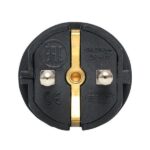 Вилка угловая 16А 2P+PE 230В IP44 каучук черн. PROxima EKF RPS-017-16-230-44-r — изображение 3