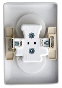 Розетка 2-м СП Хит 16А IP21 250В без заземл. без защ. шторок бел. SE RS16-235-B — изображение 3