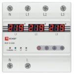Реле выбора фаз с дисплеем RVF-3-63А PROxima EKF RVF-3-63a — изображение 2