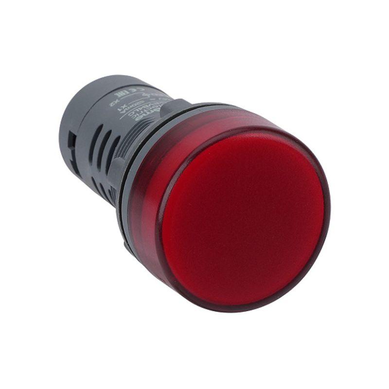 SB7EV04MP_1.jpeg Лампа светосигнальная SB7 d22мм 230В AC красн. моноблочная SE SB7EV04MP — изображение 1