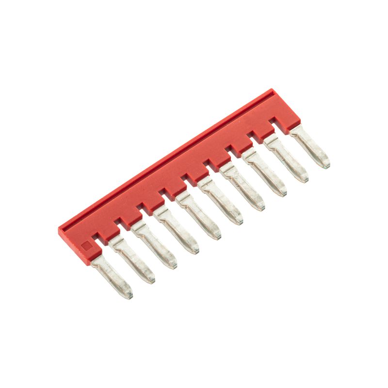 SBF-10-6_1.jpeg Перемычка вставная для клемм на 4кв.мм 10-и полюсная DKC SBF-10-6 — изображение 1