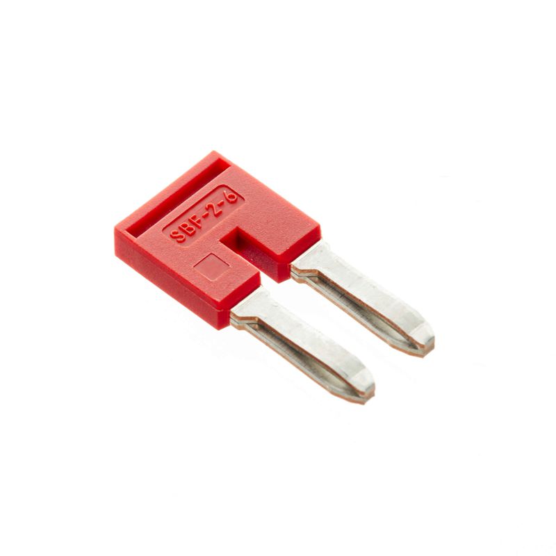 SBF-2-6_1.jpeg Перемычка вставная для клемм на 4кв.мм 2-х полюсная DKC SBF-2-6 — изображение 1