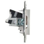 Розетка компьютерная RJ45 кат.5E SKANDY SK-K01W арктич. бел. IEK SK-K10-1-K01 — изображение 3