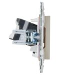 Розетка компьютерная RJ45 кат.5E SKANDY SK-K01B беж. IEK SK-K10-1-K10 — изображение 3