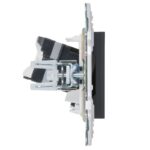 Розетка компьютерная RJ45 кат.5E SKANDY SK-K01G графит IEK SK-K10-1-K53 — изображение 3