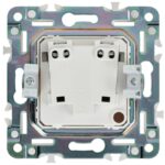 Розетка SKANDY 10А без заземл. без защ. шторок SK-R02W арктич. бел. IEK SK-R10-10-K01 — изображение 3