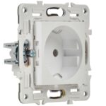 Розетка SKANDY 16А с заземл. без защ. шторок SK-R05W арктич. бел. IEK SK-R11-16-K01 — изображение 2