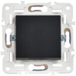Выключатель 1-кл. SKANDY 10А SK-V01Bl черн. IEK SK-V10-0-10-K02 — изображение 5