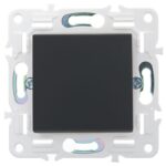 Выключатель проходной 1-кл. SKANDY 10А SK-V02G графит IEK SK-V12-0-10-K53 — изображение 4