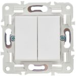 Выключатель 2-кл. SKANDY 10А SK-V04W арктич. бел. IEK SK-V20-0-10-K01 — изображение 5