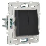 Выключатель 2-кл. SKANDY 10А SK-V04Bl черн. IEK SK-V20-0-10-K02 — изображение 6