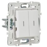 Выключатель 2-кл. SKANDY 10А SK-V09W с индикацией арктич. бел. IEK SK-V20-1-10-K01 — изображение 6