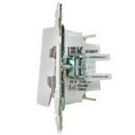 Выключатель 2-кл. SKANDY 10А SK-V09W с индикацией арктич. бел. IEK SK-V20-1-10-K01 — изображение 3