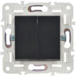 Выключатель проходной 2-кл. SKANDY 10А SK-V05Bl черн. IEK SK-V22-0-10-K02 — изображение 5