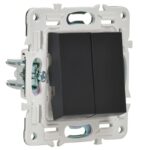 Выключатель проходной 2-кл. SKANDY 10А SK-V05Bl черн. IEK SK-V22-0-10-K02 — изображение 6