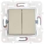 Выключатель проходной 2-кл. SKANDY 10А SK-V05B беж. IEK SK-V22-0-10-K10 — изображение 3