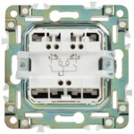 Выключатель проходной 2-кл. SKANDY 10А SK-V10Bl с индикацией черн. IEK SK-V22-1-10-K02 — изображение 2