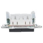 Выключатель проходной 2-кл. SKANDY 10А SK-V10G с индикацией графит IEK SK-V22-1-10-K53 — изображение 2