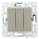 Выключатель 3-кл. SKANDY 10А SK-V11B беж. IEK SK-V30-0-10-K10 — изображение 5