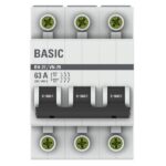 Выключатель нагрузки 3п 63А ВН-29 Basic EKF SL29-3-63-bas — изображение 3