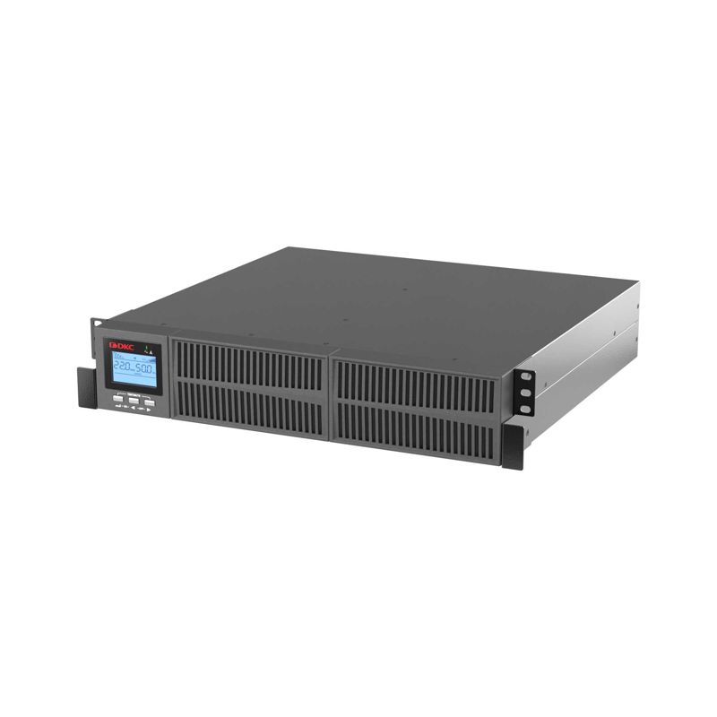 SMALLR2A5I_1.jpeg Источник бесперебойного питания Онлайн для Small Rackmount 2000 ВА/1800Вт 1/1 8xIEC C13 EPO USB RS-232 Rack 2U 4х9А.ч DKC SMALLR2A5I — изображение 1