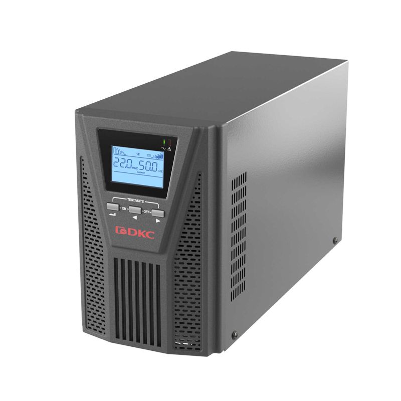 SMALLT1A10S_1.jpeg Источник бесперебойного питания Онлайн для Small Tower 1000 ВА/900Вт 1/1 2xSchuko EPO USB RS-232 RJ45 3х7А.ч DKC SMALLT1A10S — изображение 1