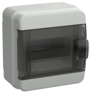 Корпус КМПн-6 TEKFOR IP65 черн. прозр. дверь пластик. IEK TF5-KP72-N-06-65-K03-K02