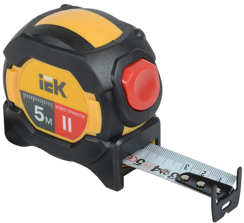 TIR10-3-005_1.jpeg Рулетка измерительная Professional 5м IEK TIR10-3-005 — изображение 1