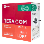 Кабель витая пара F/UTP кат.5E 4 пары solid внешн. LDPE черн. TERACOM EKF TRC-5EFTP-04PE-BK-OUT3 — изображение 7