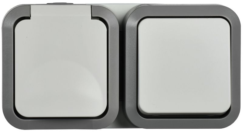 TS-G10-6-55-V-K41_1.jpeg Блок ОП розетка + выключ. горизонт. TORS 16А IP55 TS242 бел. IEK TS-G10-6-55-V-K41 — изображение 1