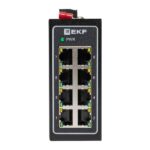 Коммутатор неуправляемый промышленный U-8T 8 портов 10/100Base-T(X) RJ45 монтаж на DIN-рейку TSX EKF TSX-U-8T — изображение 2