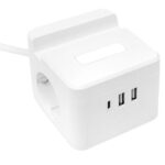 Удлинитель "Куб" 2х1.3м USB + 2Type C с быстрой зарядкой подставкой под телефон и ночником 1кв.мм EKF UBA-CUB-2-FC — изображение 13