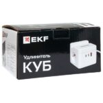 Удлинитель "Куб" 2х1.3м USB + 2Type C с быстрой зарядкой подставкой под телефон и ночником 1кв.мм EKF UBA-CUB-2-FC — изображение 14