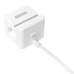 Удлинитель "Куб" 2х1.3м USB + 2Type C с быстрой зарядкой подставкой под телефон и ночником 1кв.мм EKF UBA-CUB-2-FC — изображение 4