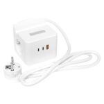 Удлинитель "Куб" 2х1.3м USB + 2Type C с быстрой зарядкой подставкой под телефон и ночником 1кв.мм EKF UBA-CUB-2-FC — изображение 5