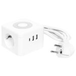 Удлинитель "Куб" 2х1.3м 2USB 2.4А+Type C + Ночник 1кв.мм EKF UBA-CUB-2-TC — изображение 9