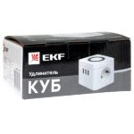 Удлинитель "Куб" 2х1.3м 2USB 2.4А+Type C + Ночник 1кв.мм EKF UBA-CUB-2-TC — изображение 10