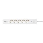 Удлинитель 5х5м IP20 2USB 2.4А+2type-C LUX 1.5кв.мм EKF UBA-LUX-505-TC — изображение 2