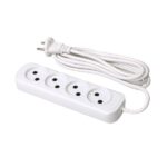 Удлинитель 4х3м без заземл. 10А IP20 Эксперт 2.2кВт ПВС 2х0.75 PROxima EKF UBA10-275-4-03 — изображение 2