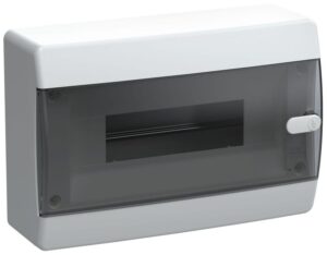 Корпус ЩРН-П-12 UNION Compact IP41 черн. прозр. дверь пластик. IEK UIC-KP12-N-12-41-K01