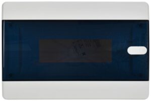Корпус ЩРН-П-12 UNION Compact IP41 черн. прозр. дверь пластик. IEK UIC-KP12-N-12-41-K01 — изображение 4