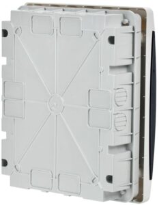 Корпус ЩРВ-П-18 UNION Compact IP41 черн. прозр. дверь пластик. IEK UIC-KP12-V-18-41-K01 — изображение 3